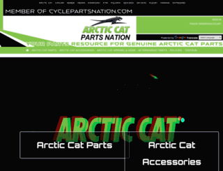 arcticcatpartsnation.com screenshot
