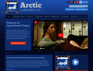 arcticchiropracticfairbanks.com screenshot