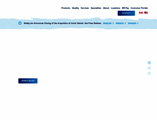 arcticglacier.com screenshot
