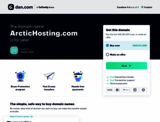 arctichosting.com screenshot