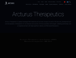 arcturusrx.com screenshot
