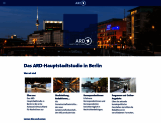 ard-hauptstadtstudio.de screenshot