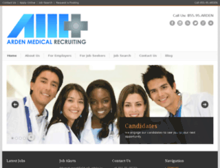 ardenmedicalrecruiting.com screenshot