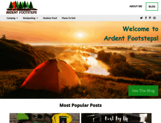 ardentfootsteps.com screenshot