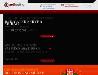 ardhosting.com screenshot