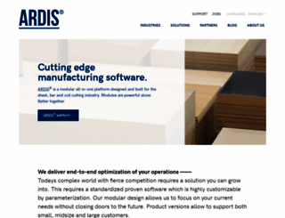ardis.be screenshot