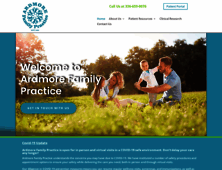 ardmorefamilypractice.com screenshot