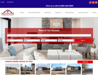 ardmorerealty.com screenshot