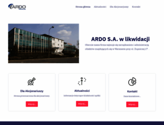 ardo.com.pl screenshot