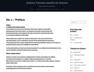 arduino-tutorials.eu screenshot