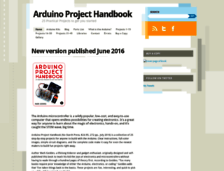 arduinohandbook.wordpress.com screenshot