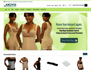 ardyssbodymagicshop.com screenshot