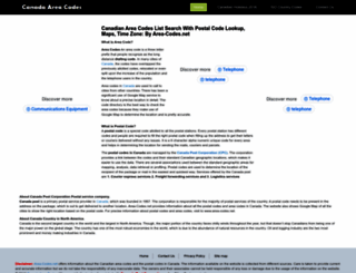 area-codes.net screenshot