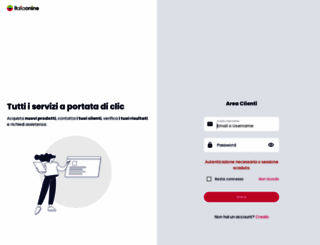 areaclienti.italiaonline.it screenshot