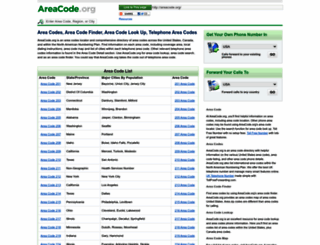 areacode.org screenshot