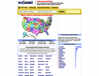 areaconnect.com screenshot