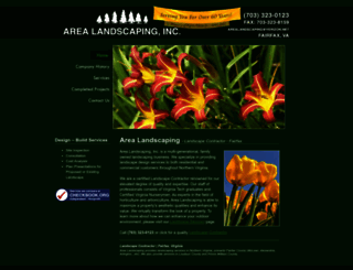 arealandscapinginc.com screenshot