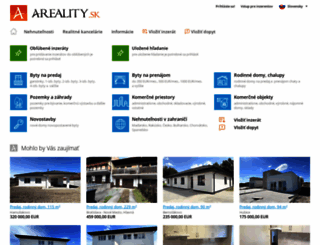 areality.sk screenshot