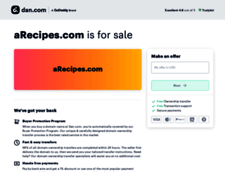 arecipes.com screenshot