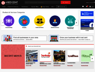 aredcent.com.au screenshot