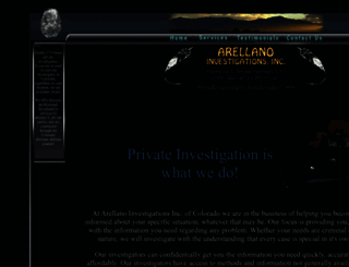 arellanoinvestigations.com screenshot