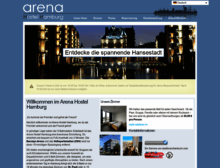 arena-hostel-hamburg.de screenshot
