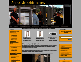 arena-metaaldetectors.nl screenshot