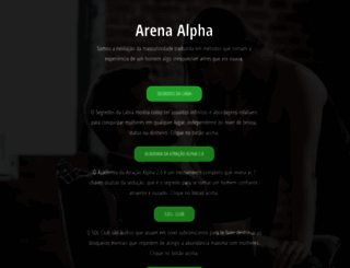 arenaalpha.com.br screenshot