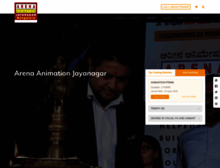 arenaanimationjayanagar.nowfloats.com screenshot
