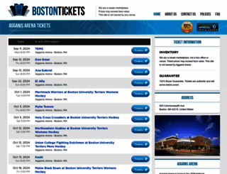 arenaboston.com screenshot