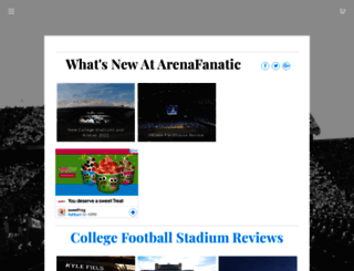 arenafanatic.com screenshot