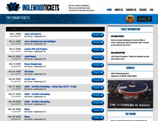arenainglewood.com screenshot
