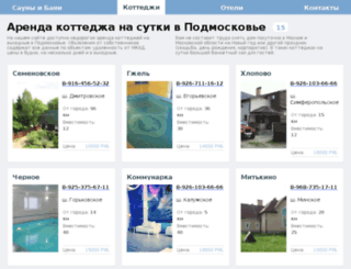 arenda-kottedzha.ru screenshot
