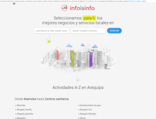 arequipa.infoisinfo.com.pe screenshot