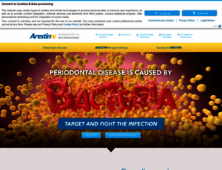 arestin.com screenshot