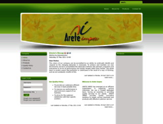 areteimpex.com screenshot