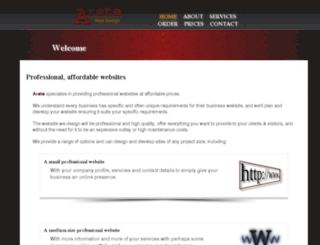 areteweb.co.uk screenshot