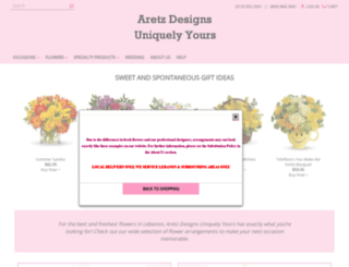 aretzdesigns.com screenshot