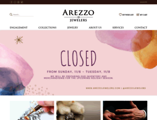 arezzojewelers.com screenshot