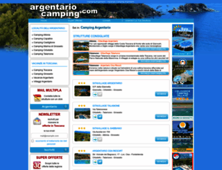 argentariocamping.com screenshot