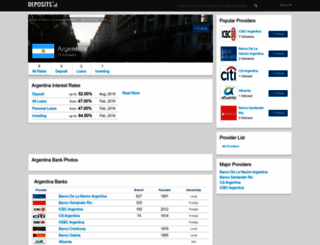 argentina.deposits.org screenshot