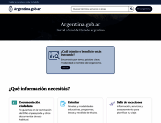 argentina.gov.ar screenshot
