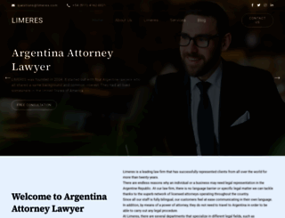 argentinaattorneylawyer.com screenshot
