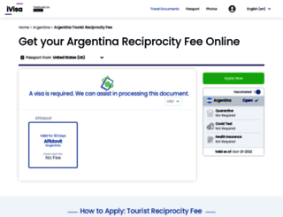 argentinafees.com screenshot