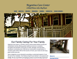 argentinecarecenter.com screenshot
