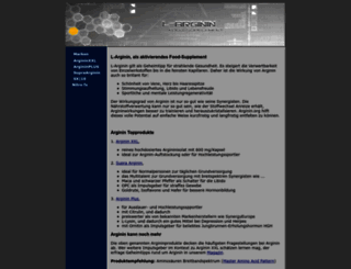 arginin.org screenshot