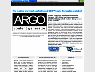 argo-content.com screenshot