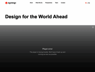 argodesign.com screenshot