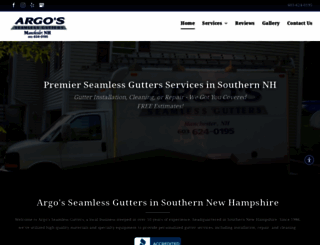 argosgutters.com screenshot