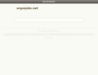 argosjobs.net screenshot